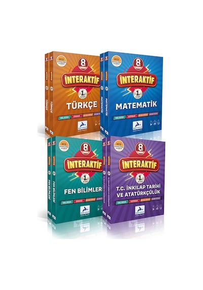 Paraf 8. Sınıf İnteraktif Soru Kütüphanesi 4 Kitap Seti