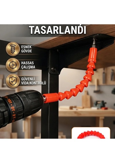 Dmax 12 Parça Esnek Şaftlı Bits Uç Seti Vida Montaj Ve Tamir Seti