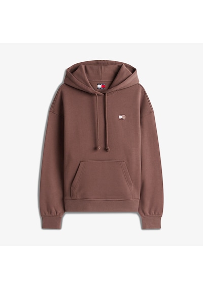 Tommy Hilfiger Bxy Badge Kadın Kahverengi Sweatshirt Dw0dw19414 Kahverengi