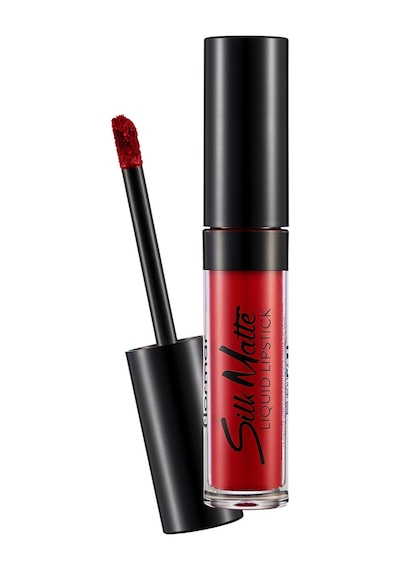 Flormar Kadife Dokulu Likit Mat Ruj - Silk Matte Liquid Lipstick - 014 CARNATION RED - 8690604505418