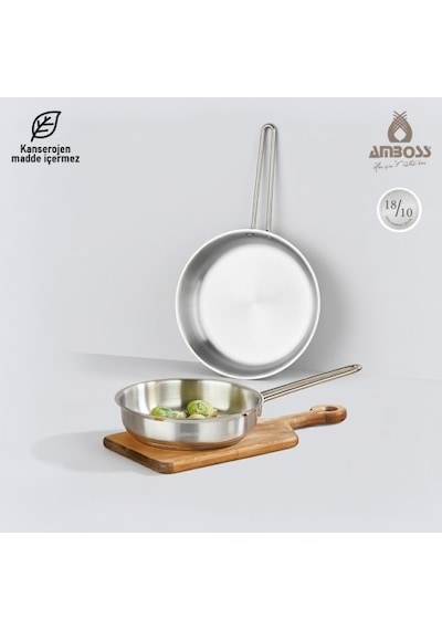 Amboss Vento Steel İndüksiyon Tabanlı 2 Parça Tava Seti 20-24 cm