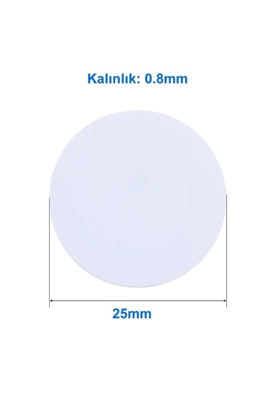 Alkatronik 125khz 25mm Para Tip Rfid Manyetik Etiket Proximity Göstergeç Kart 125 Khz Em4100 Kapı Geçiş Genel