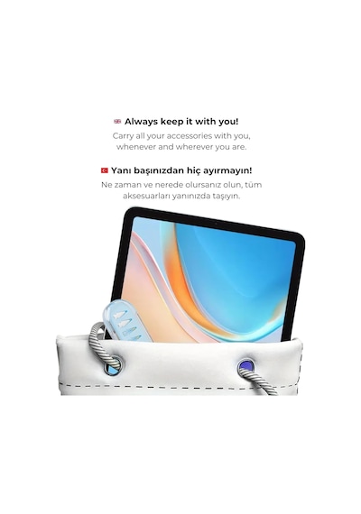 Apple Pencil Yedek Kalem Ucu 1. Ve 2. Nesil, Pro, Usb-c Uyumlu, Şeffaf Saklama Kutulu Set 6'lı Beyaz Belirtilmemiş