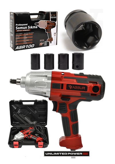 Assur ASR100 450W Elektrikli Somun Sıkma Kırmızı