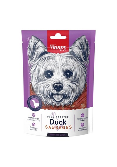 Wanpy Ördek Etli Sosis 100 Gram Köpek Ödülü