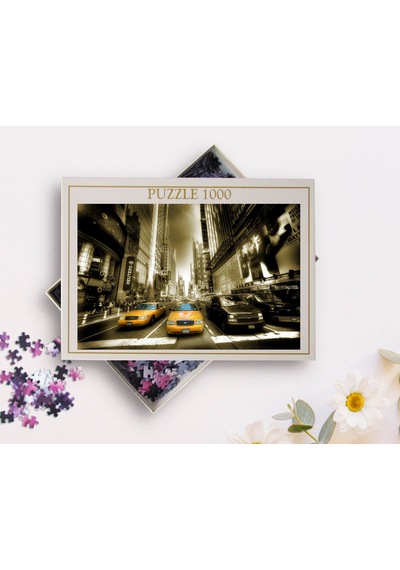 Bk Home New York Manzara 1000 Parça Profesyonel Puzzle-4