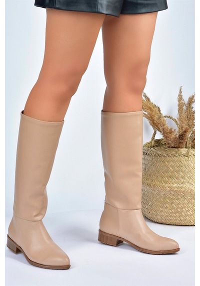 Fox Shoes Ten Düz Taban Günlük Kadın Çizme L726600909 Ten