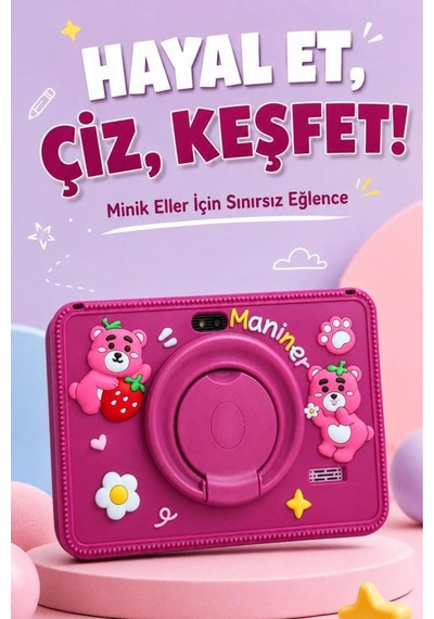 Maniner M7 4GB 128 GB Kılıflı Eğitici Tablet