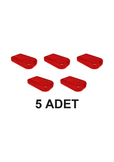 5 Adet Expk01 Kırmızı Kutu El Tipi Elektronik Devre Kutusu Usb Prototip Test Polikarbon Şeffaf Plastik Logger