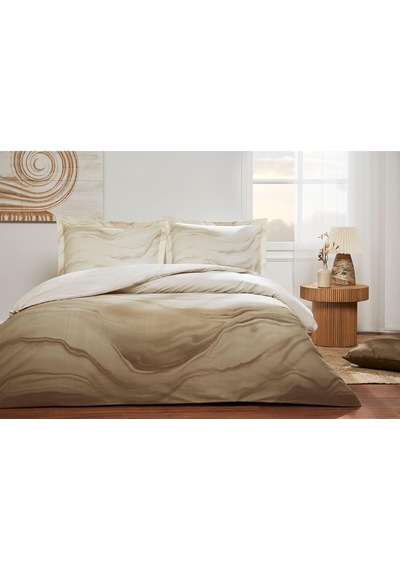 Özdilek Opal Waves Çift Kişilik Nevresim Takımı Krem 200x220 Cm%100 Pamuk, 3109 Çok Renkli