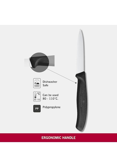 Victorinox 6.7633 8cm Tırtıklı Soyma Bıçağı Çok Renkli