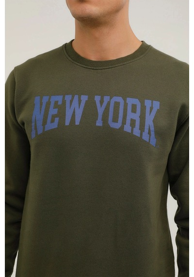 Superfly Men Sweat-6 Haki Erkek Sweatshirt Siyah
