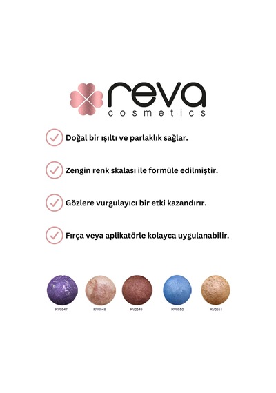 Reva Terracotta Far & Terracotta Eyeshadow RV548 Pudra Pembe