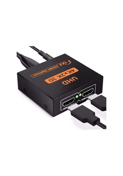 4k Ultra Hd 3d 2 Port Hdmı Splitter Çoğaltıcı 1 Giriş 2 Çıkış