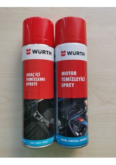 Würth Motor Temizleyici Ve Araç Içi Temizleme Spreyi Ikisi Birarada 500 Ml