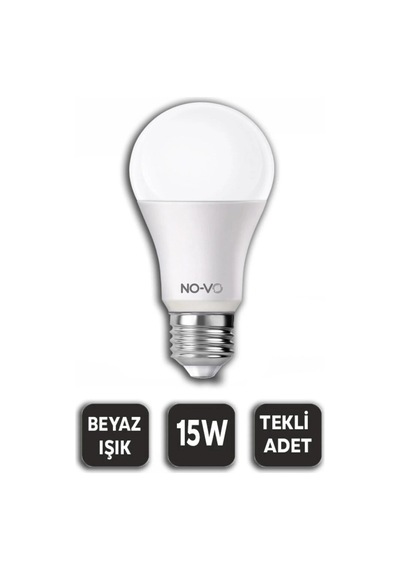 10 Adet 15w Beyaz Led Ampul 1200lm 6500k 15.000 Saat Ömür 5468