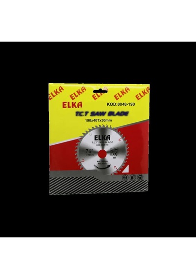 Jenerik 190 Mm Tct Testere Bıçağı 40 Diş 30 Mm Göbek Ahşap/sunta