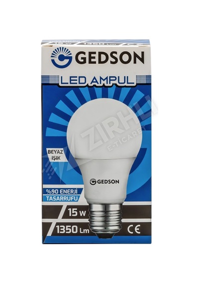 2 Adet Gedson Led Ampul 15 Watt Beyaz