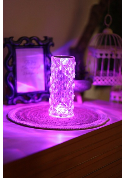 Hangast Hl-004rgb 5v Şarjlı Masa Lambası Led Dokunmatik 16 Renkli