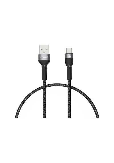 Nourthkiingdom Siyah Shira Serisi Type-c Usb Kablo 30 Cm