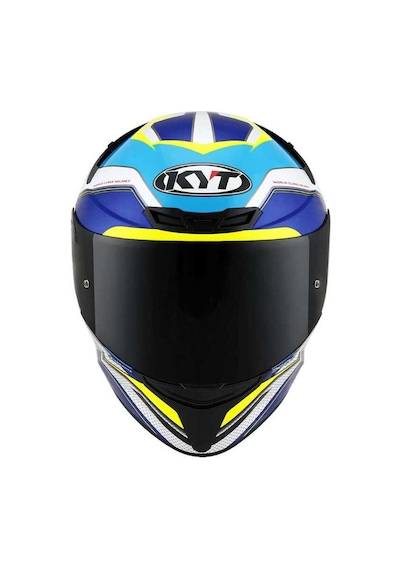 Kyt Tt-course Kask Grand Prıx Açık Mavi Beyaz