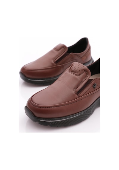 King Paolo G1232 Centro Anatomik Loafer Ayakkabı Taba
