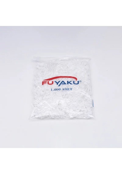 Fuyaku Kilitli İp Klips Beyaz 18 Cm 1.000 Adet