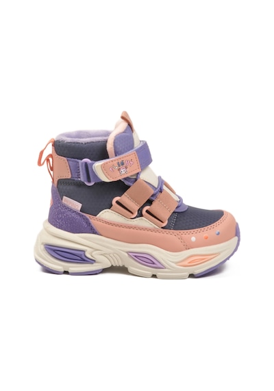 Pepino Pudra Cırlı İçi Kürklü Kaymaz Soğuğa Dirençli Kız Çocuk Bot 2087 P Pudra