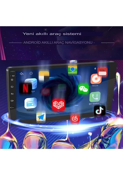Reidan 10"inç Oto Araç Hd Ekran Carplay Dokunmatik Radyo Teyp Multimedya