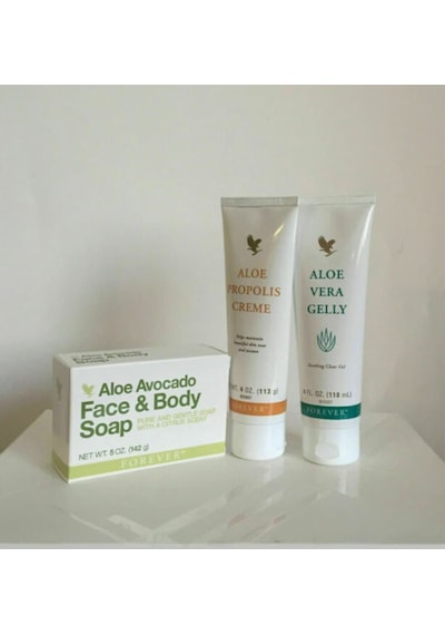 Forever Aloe Propolis Krem + Aloe Vera Gelly + Avocado Sabun