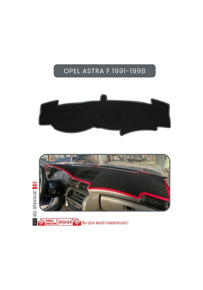 Opel Astra F 1991-1998torpido Koruma Halısı Gri Kenar