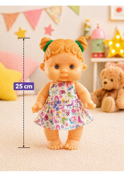 Mini Masalcı Bebek 25 Cm Sevimli Oyuncak Bebek 001