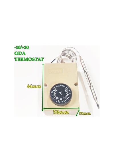 Buzdolabı Kuyruklu Oda Termostatı +30/-30 Type F/2000 - 555253441