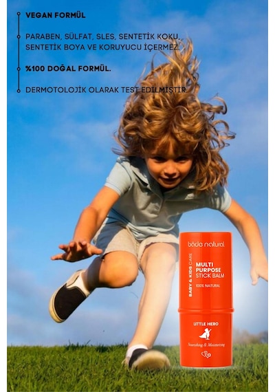 Little Hero Doğal Stick Onarıcı Ve Çok Amaçlı Little Hero Doğal Stick Onarıcı Ve Çok Amaçlı