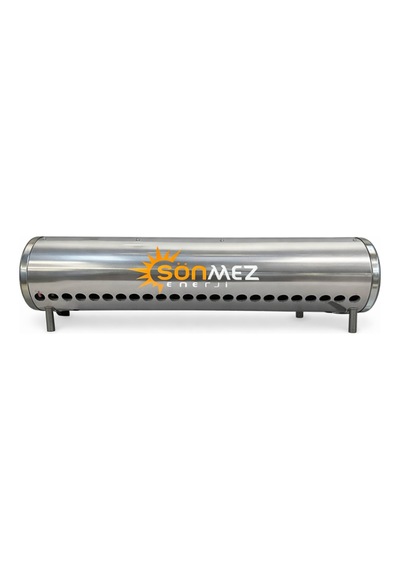 Solar Krom 18x Vakum Tüplü Güneş Enerjisi Sıcak Su Deposu Sadece Depo Açık Devre Doğal Akışlı