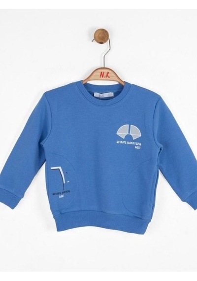 Nk Kids Erkek Bebek Pamuklu Orta Kalınlık Sweatshirt-14723 Saks
