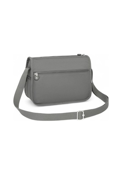 Smart Bags Krinkıl Koyu Gri Kadın Çapraz Askılı Çanta Smb1128 Gri
