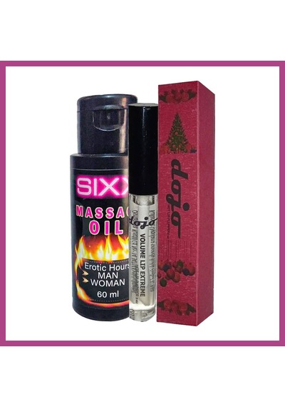 Gees Global Dojo Dudak Dolgunıaştirıcı Hotlip Plumper Ile + Sıxx Erotikmasaj Yağı 60 Ml Gbzs Çok Renkli