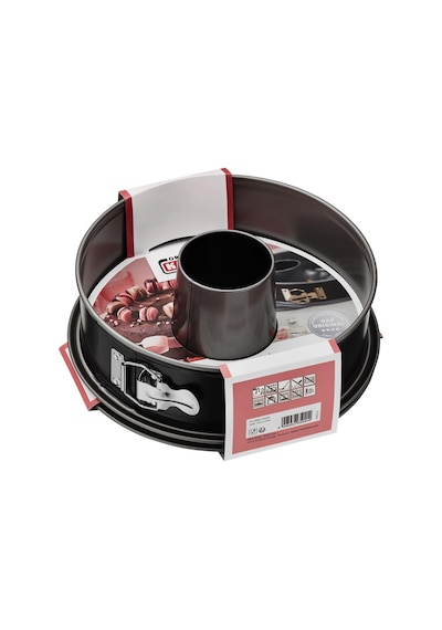 Kaiser 066659404 İnspiration Kelepçeli Borulu Kek Kalıbı 26cm Gri