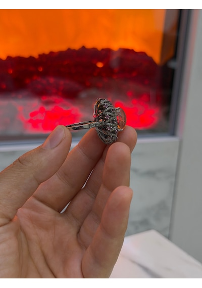 Pembe Turmalin Elmas Yüzük 366
