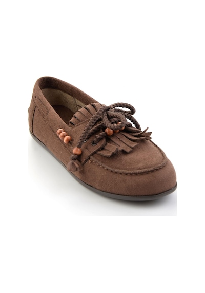 Bambi Kahve Kadın Loafer Ayakkabı K01566004872 Kahve