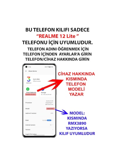 Realme 12 Lite Uyumlu Kudüs Mescid-i Aksa Ve Filistin Sembolleri Kolaj Baskılı Silikon Kılıf