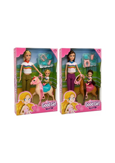 Arkhenx Wg-115162 Kutulu 29cm Atlı Kızı Ve Anne Bebek Adet Fiyatıdır Bzs1 Standart