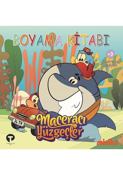 Maceracı Yüzgeçler Boyama Kitabı 2 - Arzu Demirel Birinci - Turkuvaz Çocuk