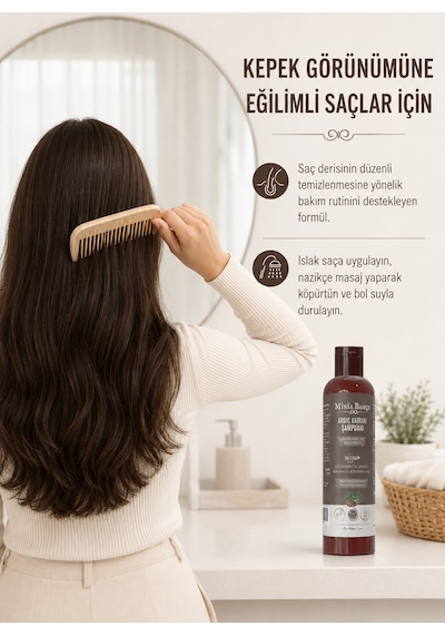 Ardıç Katranlı Şampuan Ardıç Katranı, Biberiye Ve Biotin İçeren Saç Ve Saç Derisi Bakım Şampuanı, 400 Ml Kepekli
