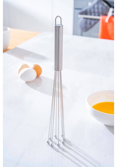 Evero Top Uçlu Çelik Çırpıcı - 30 Cm Inox