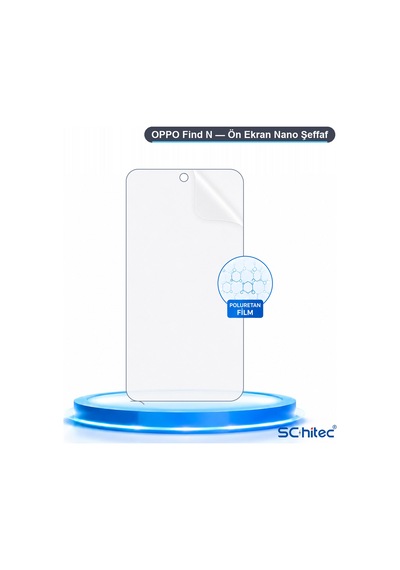 Oppo Find N Uyumlu Ön Yüzey Nano Şeffaf Hidrojel Ekran Koruyucu