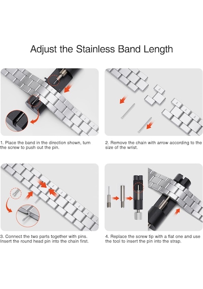 Apple Watch Band Uyumlu 38mm/40mm/41mm/iwatch Seri 10& 11 42mm /çelik Ayarlanabilir Kordon