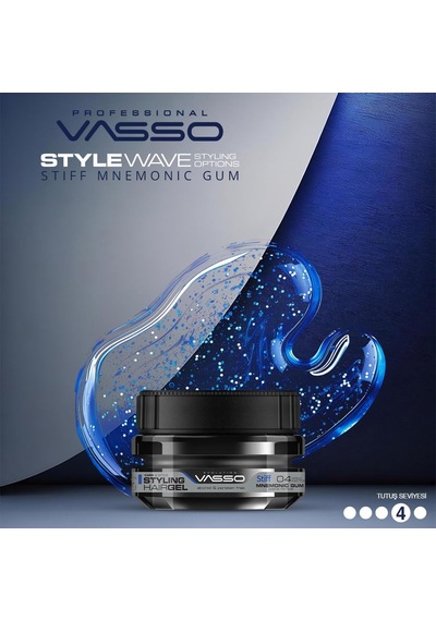 Profesyonel Saç Jeli Tüm Saç Tipleri Süper Tutuş Ve Nemli Görünüm Mnemonıc Gum Stiff 250 Ml