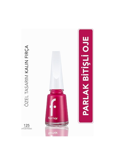 Flormar Nail Enamel Parlak Bitişli Oje 125